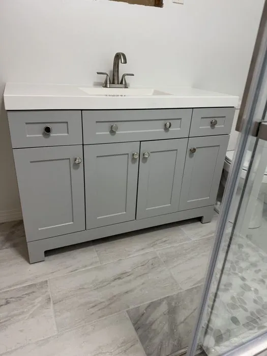 Bathroom Gut and Rebuild — C P Renovations project photo 12