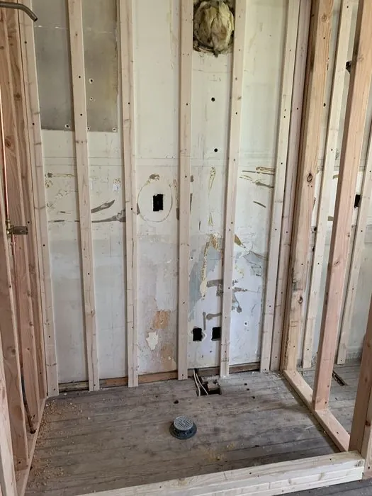 Designer Shower and Hex Tile Bath — C P Renovations project photo 2