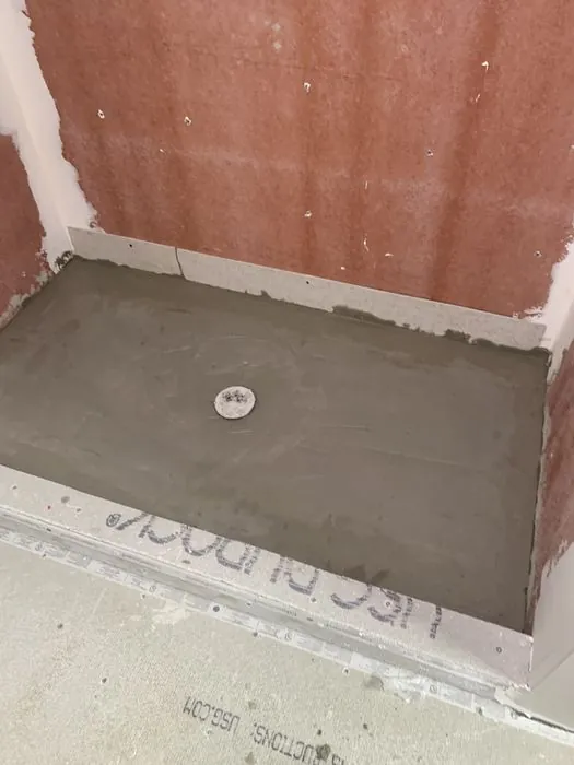 Designer Shower and Hex Tile Bath — C P Renovations project photo 3